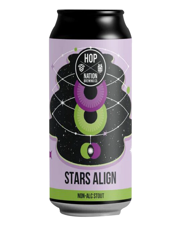 Hops Nation Stars Align Stout - Non Alcoholic 375mL