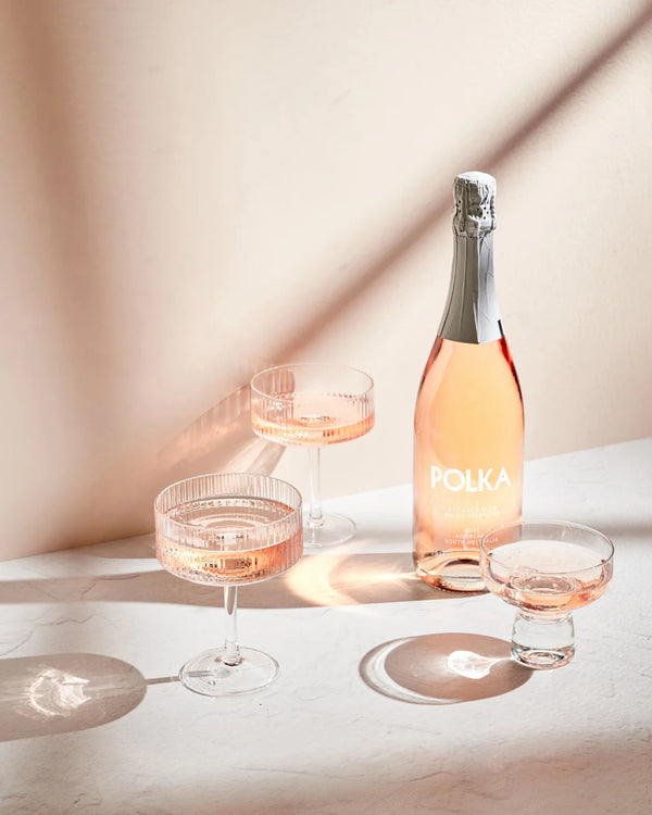 Polka Non Alcoholic De-Alc Sparkling Rosé Wine -  750mL