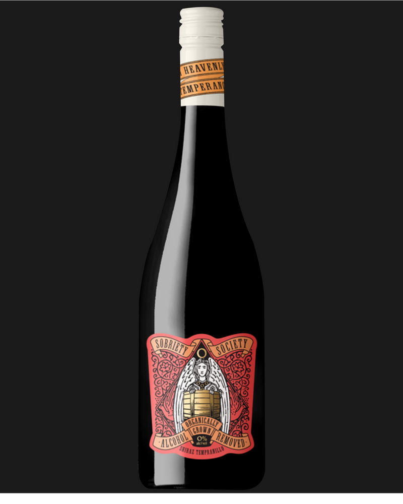 Sobriety Society Non Alcoholic Shiraz Tempranillo NV  Wine - 750mL