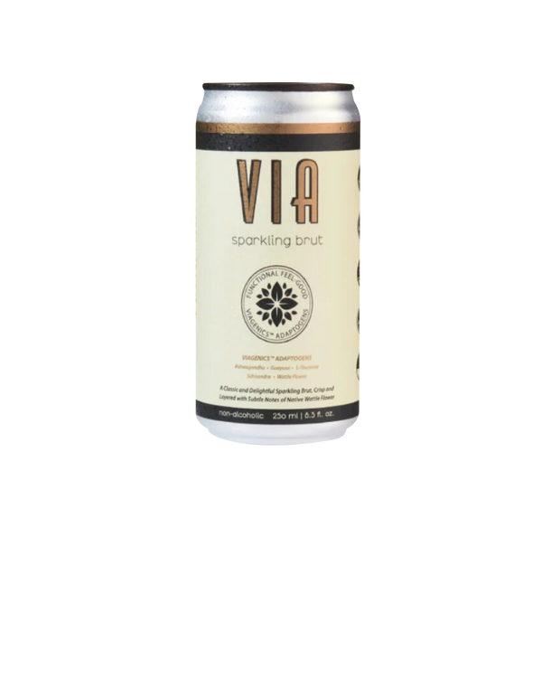 VIA Drinks Non Alcoholic Sparkling Brut - 250mL