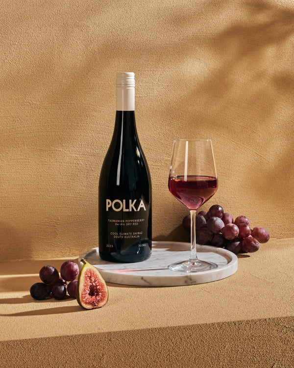 Polka Non Alcoholic De-Alc Dry Red Wine -  750mL
