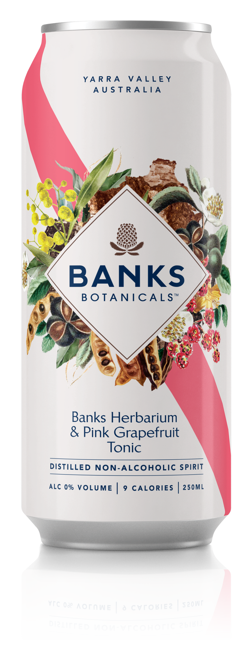Banks Botanicals  Herbarium & Pink Grapefruit Tonic - Non Alcoholic 250mL