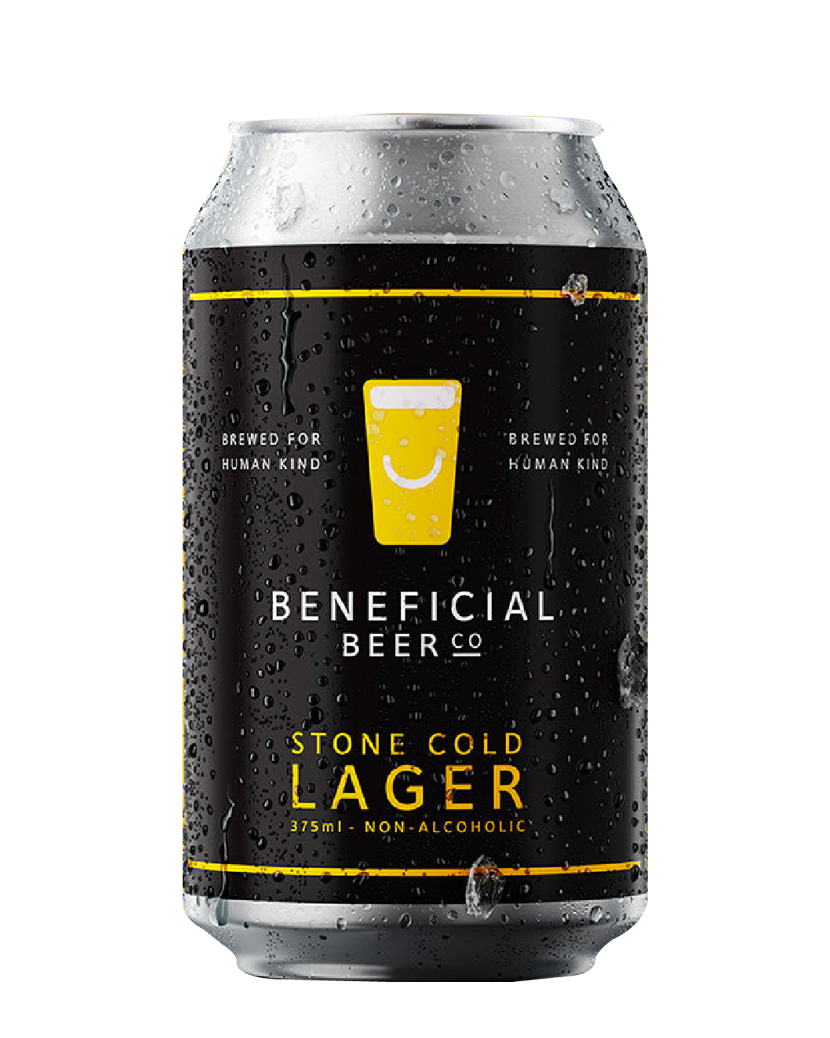 Beneficial Beer Co. Non Alcoholic Stone Cold Lager Beer Non Alcoholi
