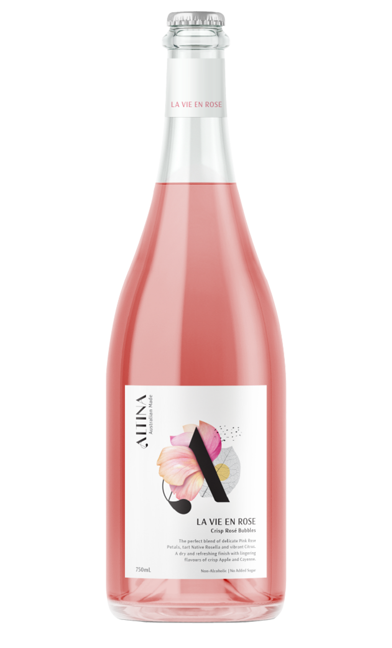 Altina La Vie En Rose - Non Alcoholic Sparking Wine 750mL - The Non Alcoholic Club