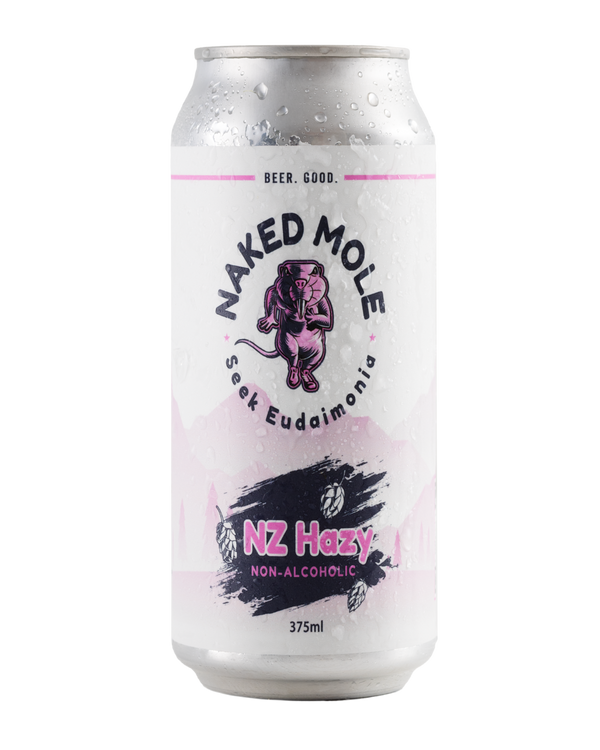 Naked Mole NZ Hazy Pale Ale Beer - Non Alcoholic 375mL