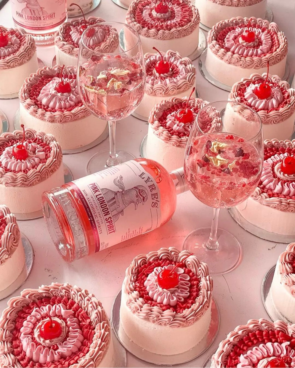 Sipping Elegance: Lyre's Pink Gin Delight
