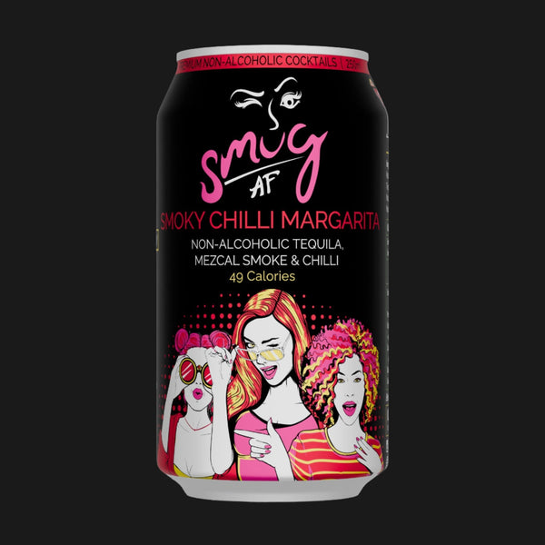 Smug AF Non Alcoholic Smoky Chilli Margarita Limited Edition - Non Alcoholic 250mL