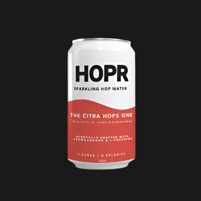 HOPR Sparkling Hop Water - The Citra Hops One Non Alcoholic 375mL
