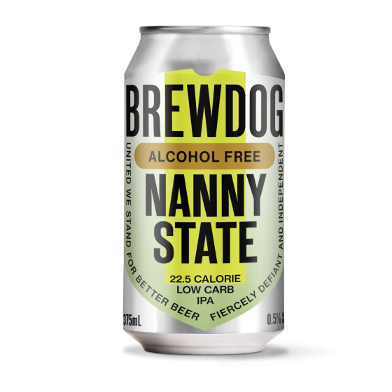 BrewDog Nanny State IPA Beer - Non Alcoholic 375mL