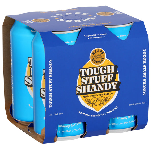 Heaps Normal Non Alcoholic Tough Stuff Shandy Beer - Non Alcoholic 375mL