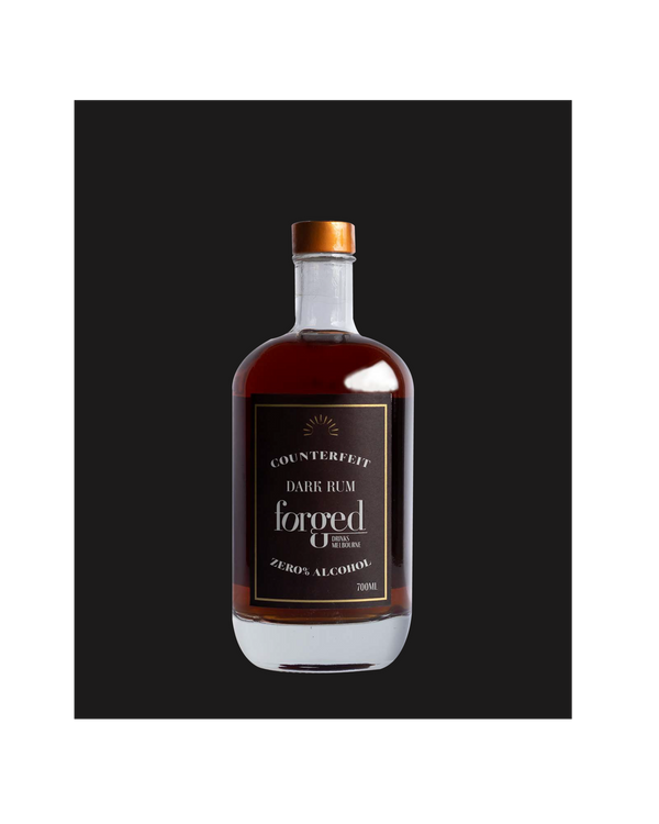 Forged Drinks Melbourne Counterfeit 0% Dark Rum - Non Alcoholic 700mL