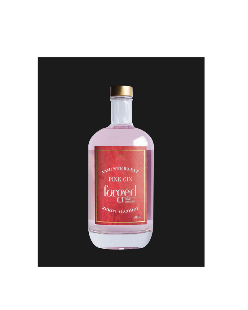Forged Melbourne Drinks Counterfeit Pink Gin - Non Alcoholic 700mL