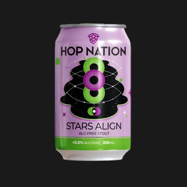 Hops Nation Non Alcoholic Stars Align Stout - Non Alcoholic 375mL