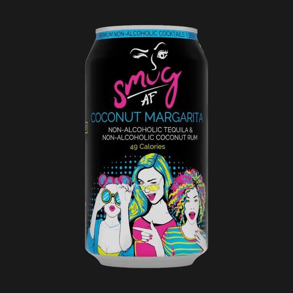 Smug AF Non Alcoholic Coconut Margarita Limited Edition - Non Alcoholic 250mL