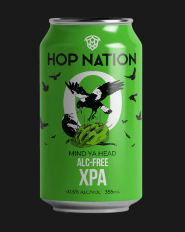 Hop Nation Non Alcoholic Mind Ya Head Non Alc XPA - Non Alcoholic 375mL