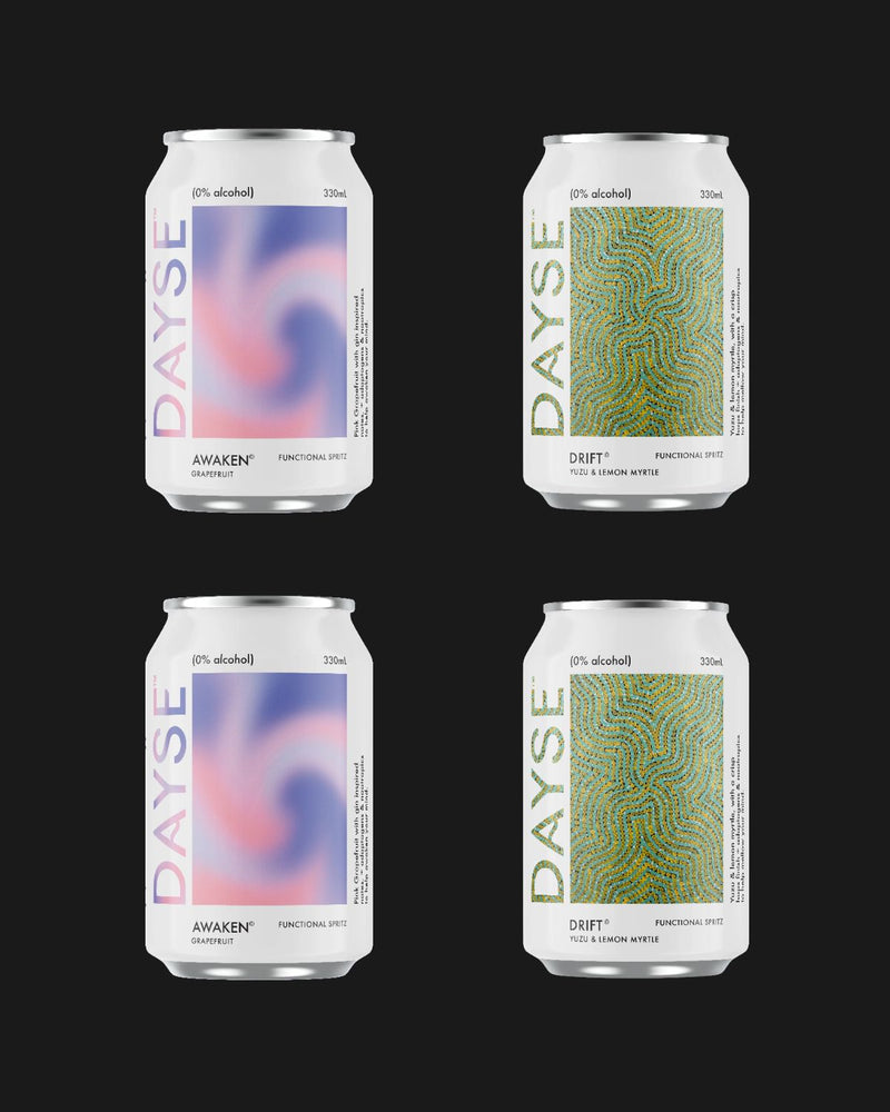 Dayse Non Alcoholic Awaken & Drift Mixed Pack - Non Alcoholic 2, 4, 8, 16, 24x330mL