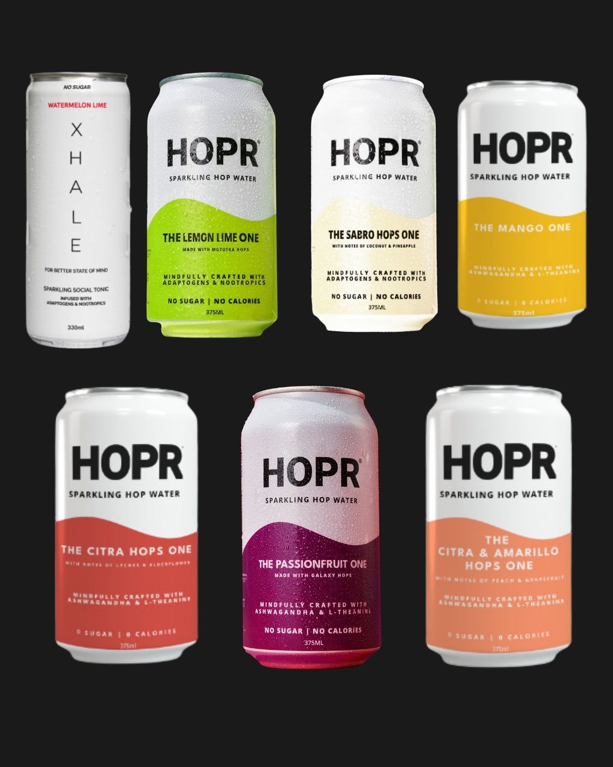 HOPR & XHALE Mixed 7 Pack - 375mL