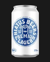 Hiatus Non Alcoholic Premium Lager  - Non Alcoholic 375mL