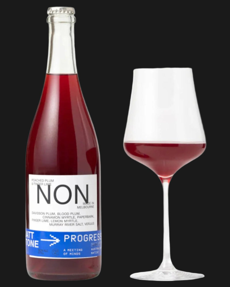 NON PROGRESS1 Non Alcoholic Poached Plum & Finger Lime  - Non Alcoholic 750mL