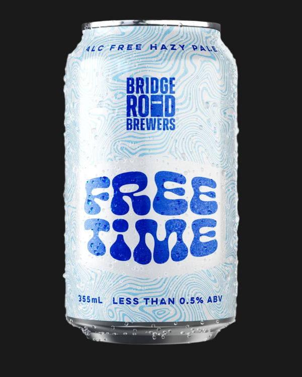 Bridge Road Brewers Non Alcoholic Free Time Alc-Free Hazy Pale - Non Alcoholic 355mL