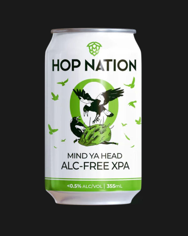 Hop Nation Non Alcoholic Mind Ya Head Non Alc XPA - Non Alcoholic 375mL