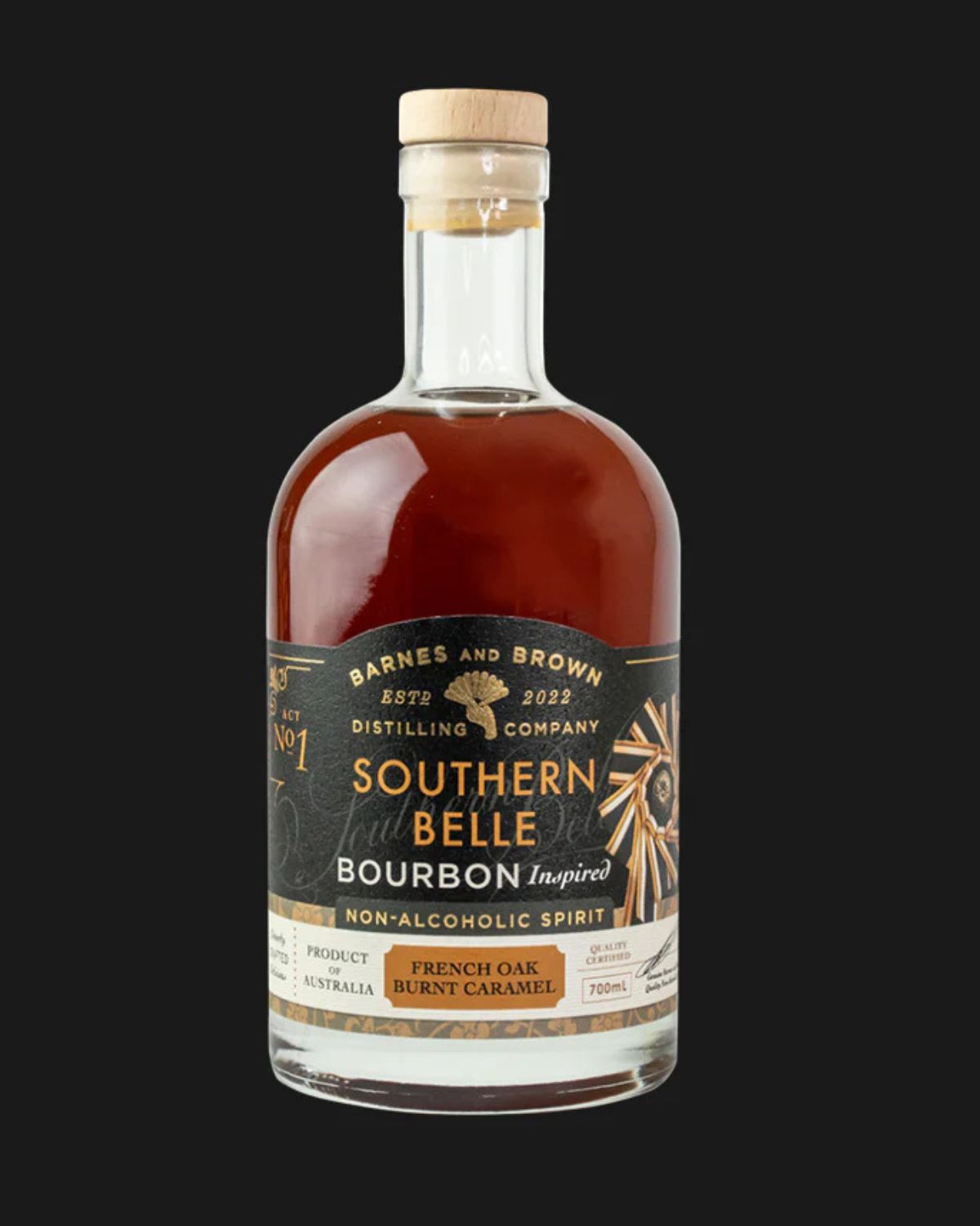 Barnes and Brown Southern Belle Bourbon - 700mL