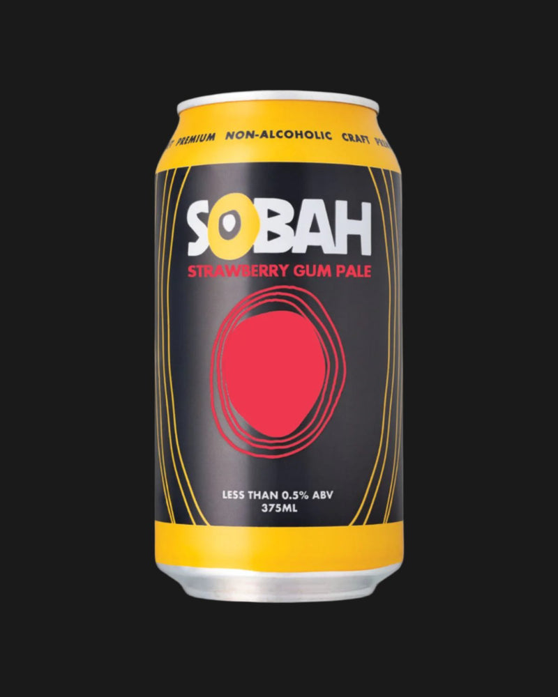 SOBAH  Non Alcoholic Strawberry Gum Pale Beer - Non Alcoholic 330mL