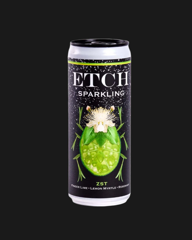 Etch Non Alcoholic Sparkling ZST Native Australian Fingerlime, Lemon Myrtle & Rosemary - Non Alcoholic 330mL