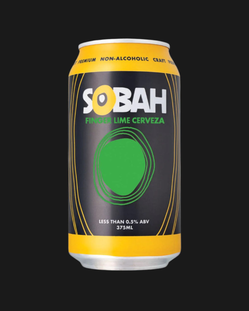 SOBAH #2  Non Alcoholic Finger Lime Cerveza Beer - Non Alcoholic 330mL