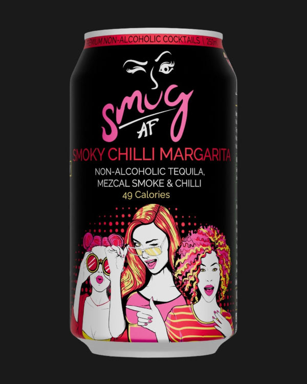 Smug AF Non Alcoholic Chilli Margarita Limited Edition - Non Alcoholic 250mL