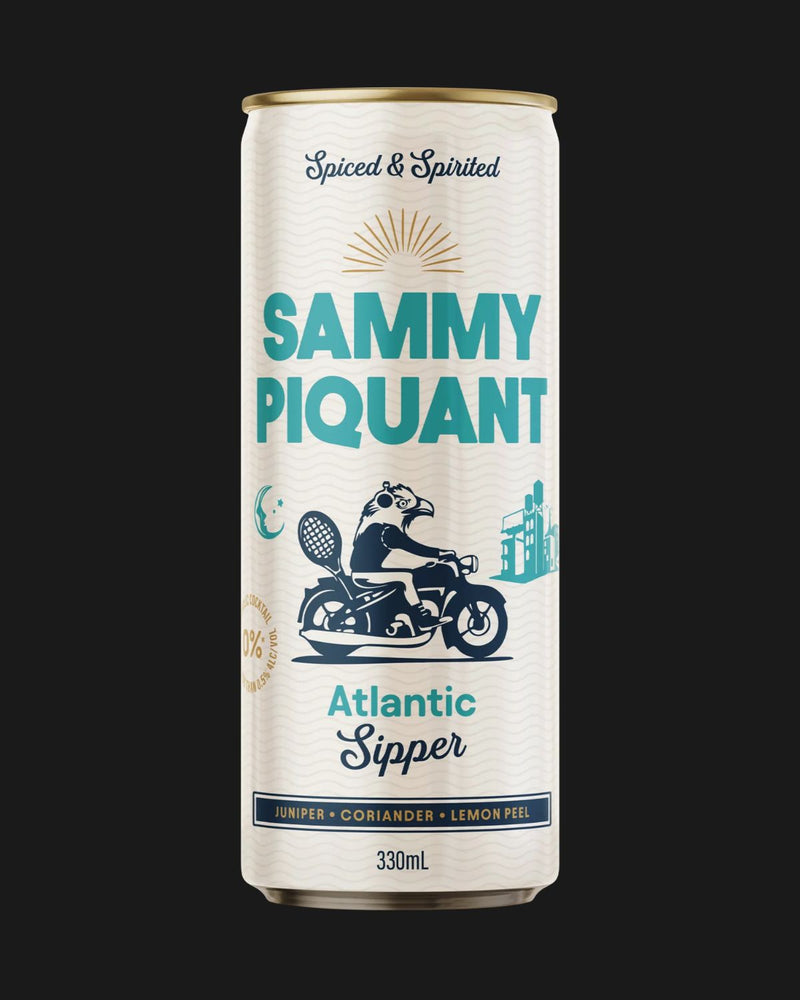 Sammy Piquant Non Alcoholic Atlantic Sipper Premix Drinks - Non Alcoholic 250mL