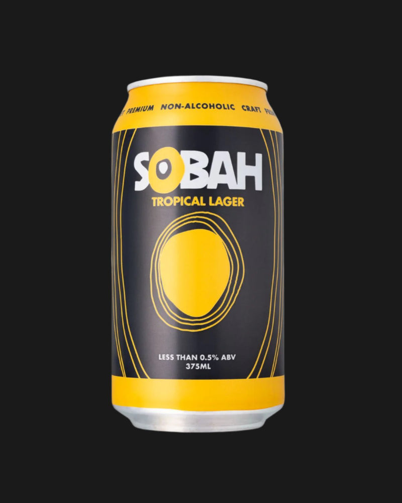 SOBAH Non Alcoholic Tropical Lager - Non Alcoholic 375mL