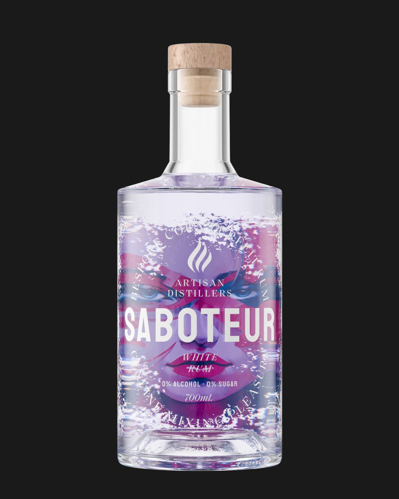 Artisan Distillers Non Alcoholic Saboteur Superior White Rum  - Non Alcoholic 700mL