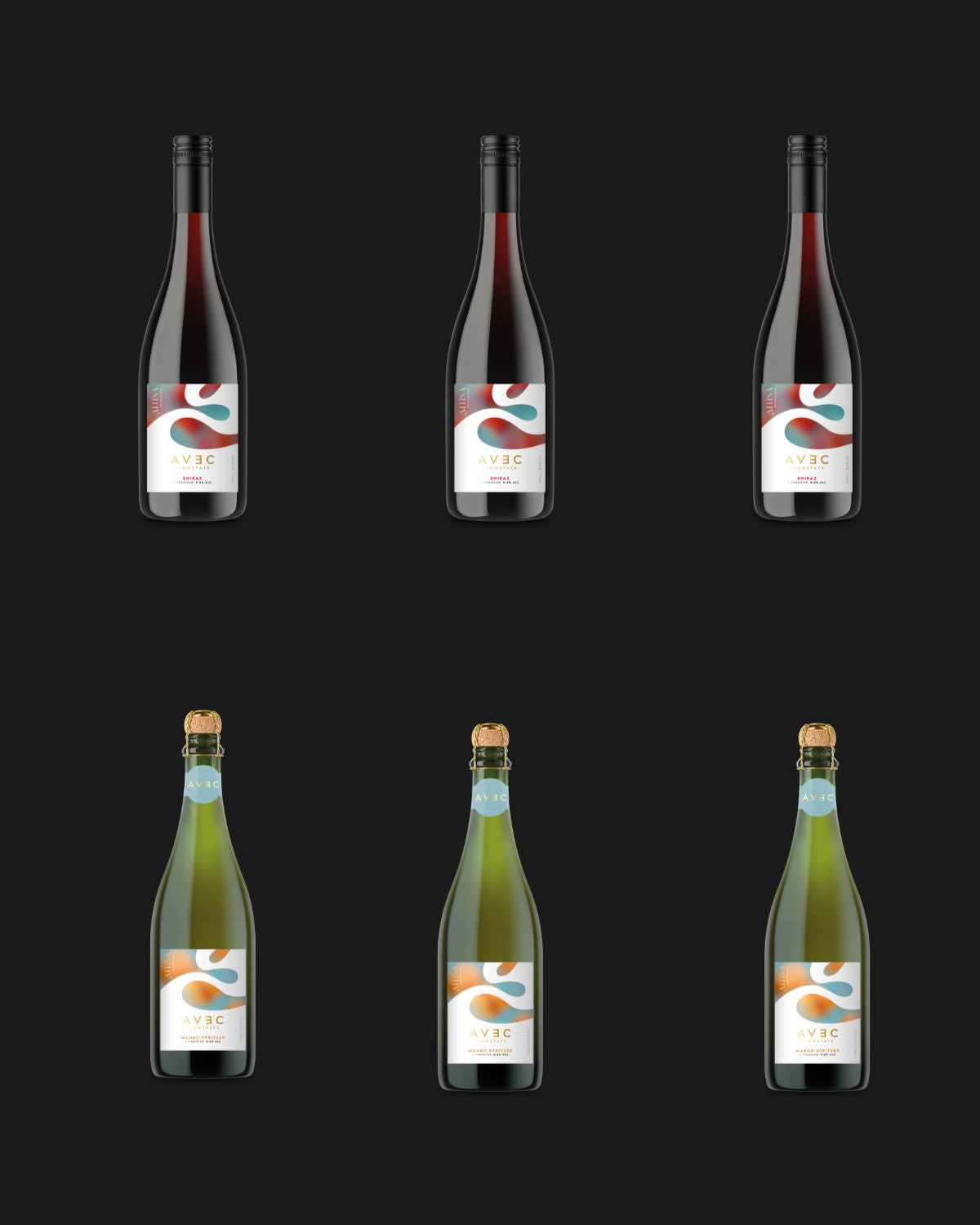 Altina AVEC Mango Spritzer & Shiraz Mixed 6 Pack - 750mL