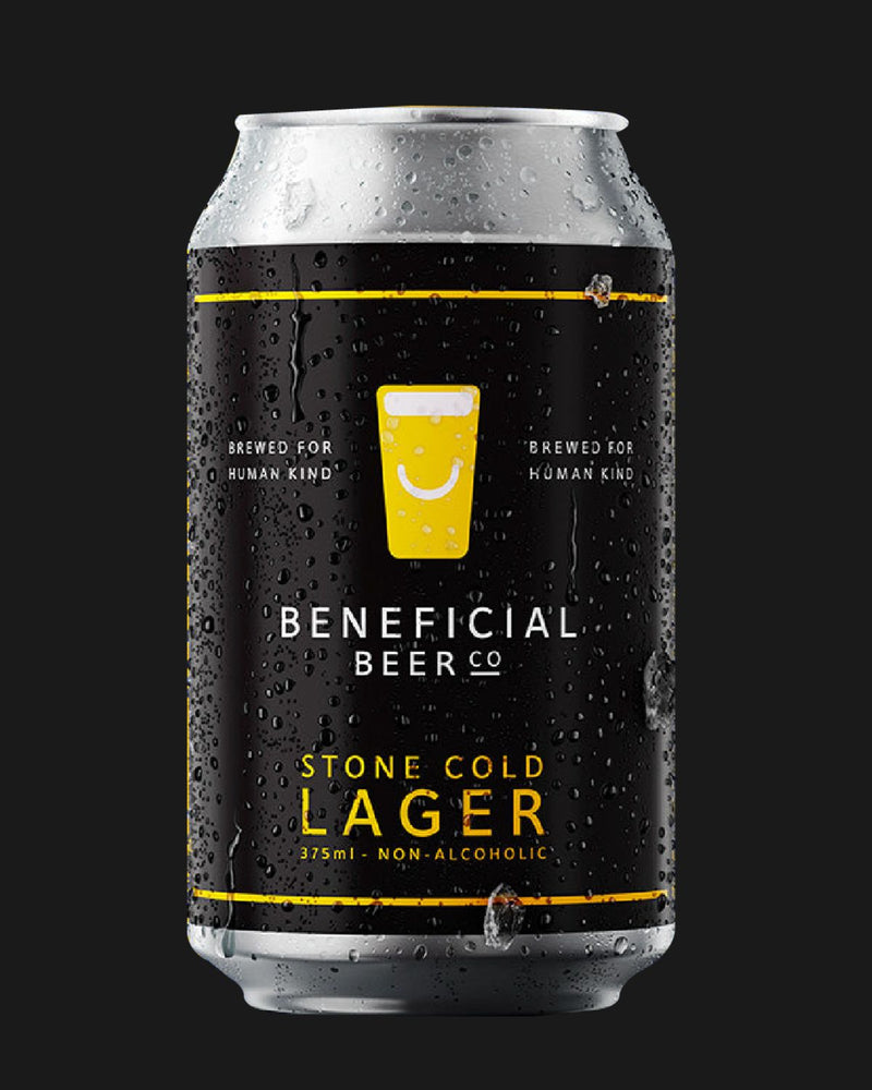 Beneficial Beer Co. Non Alcoholic Stone Cold Lager  Beer - Non Alcoholic 375mL