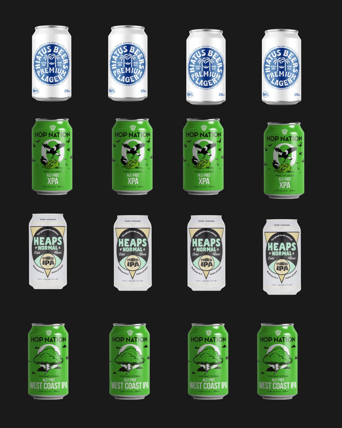 XPA, IPA & Lager Mixed 12 Pack - 375mL