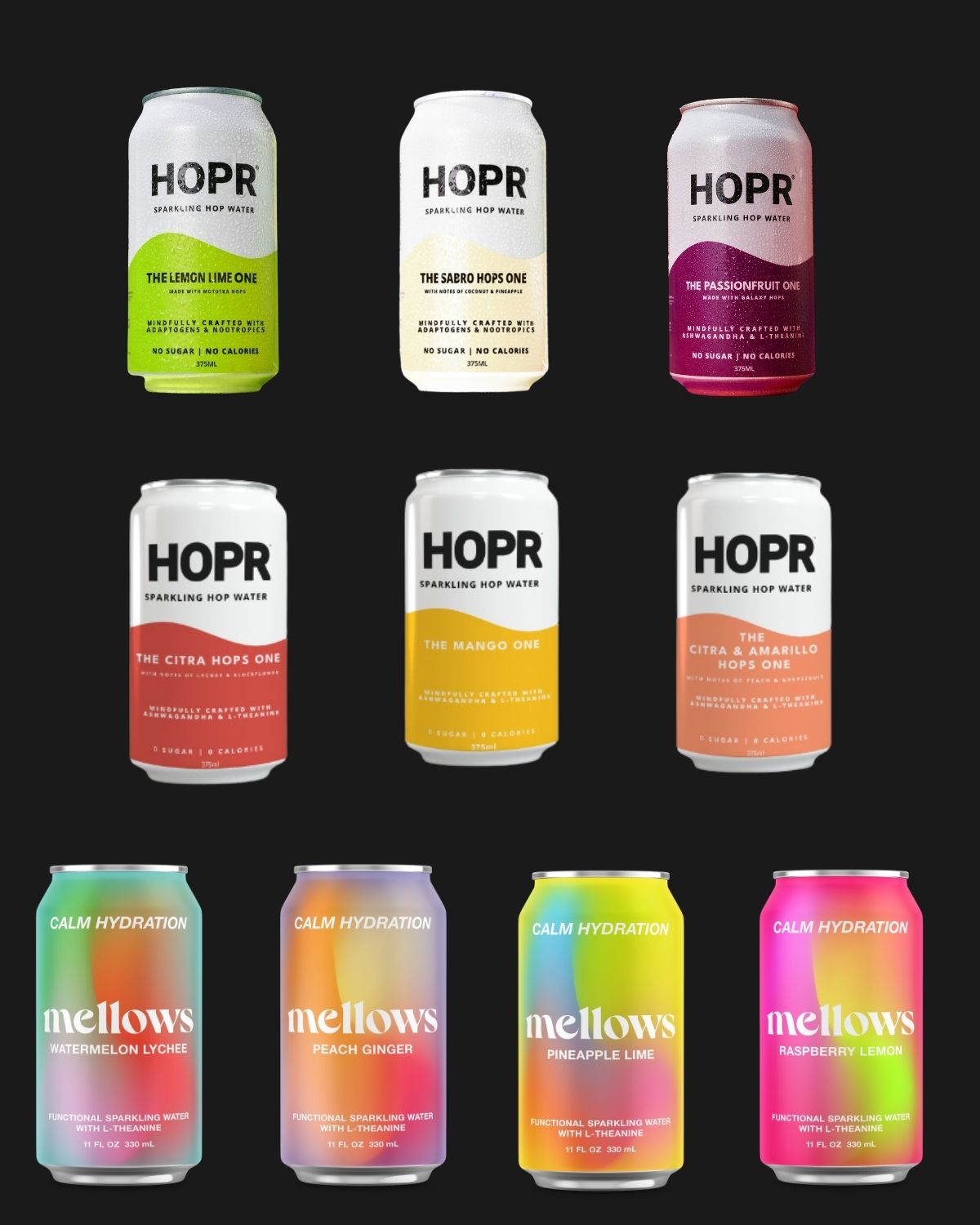 HOPR & MELLOWS Mixed 10 Pack - 330 - 375mL