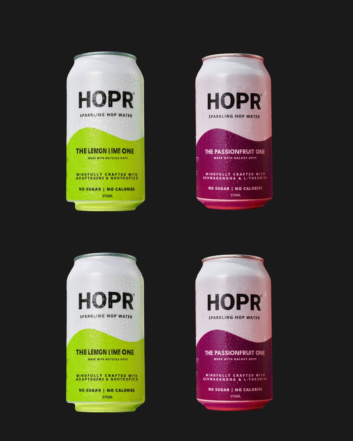 HOPR The Lime & Passionfruit Mixed 4 Pack - 375mL