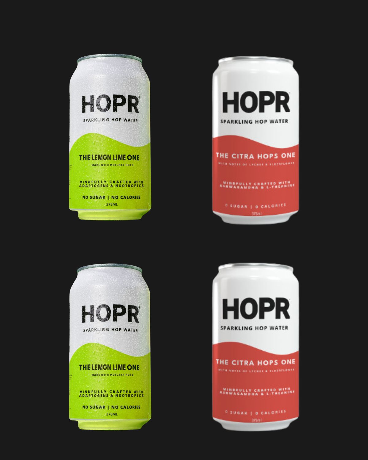 HOPR The Lime & Citra Hops Mixed 4 Pack - 375mL