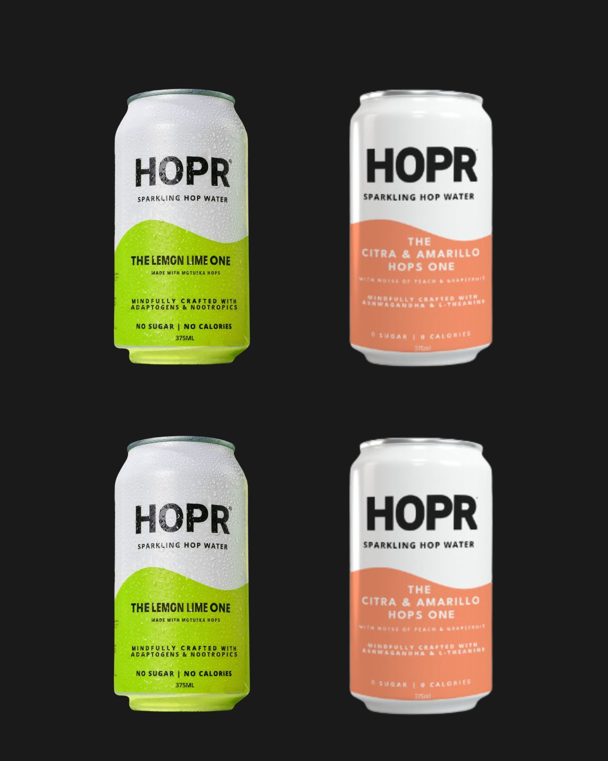 HOPR The Lime & Citra Amarillo Mixed 4 Pack - 375mL