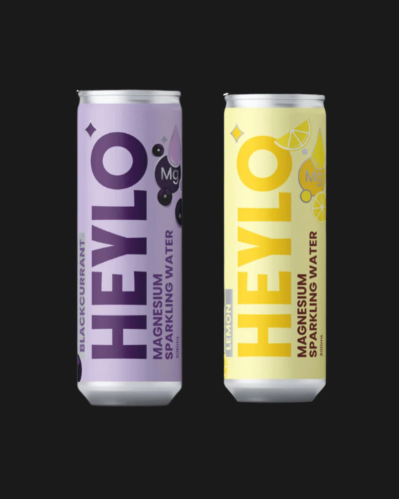 HEYLO Non Alcoholic Magnesium Sparkling Water -  The Mixed Pack Non Alcoholic 2, 4, 8, 16, 24x300mL
