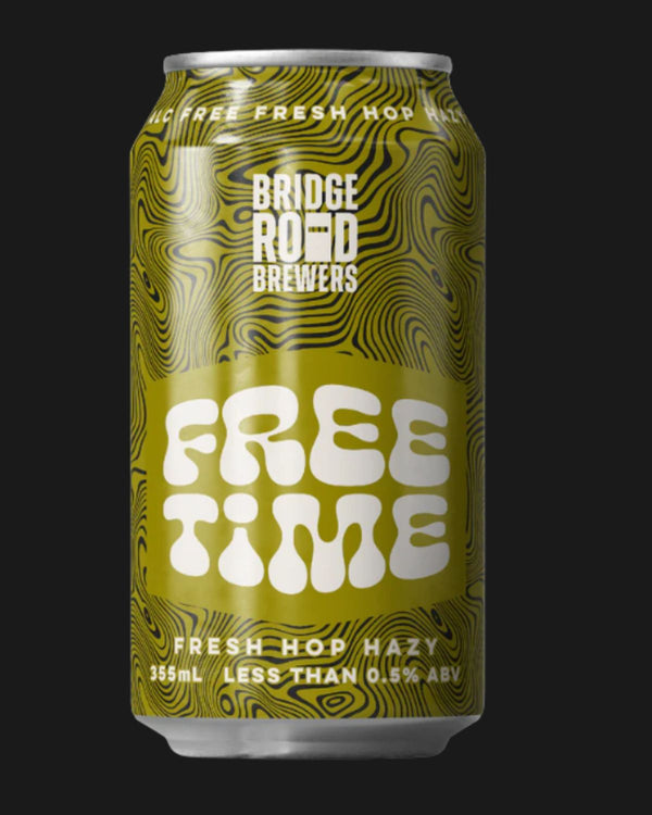 Bridge Road Brewers Non Alcoholic Free Time Alc-Free Fresh Hop Hazy - Non Alcoholic 355mL