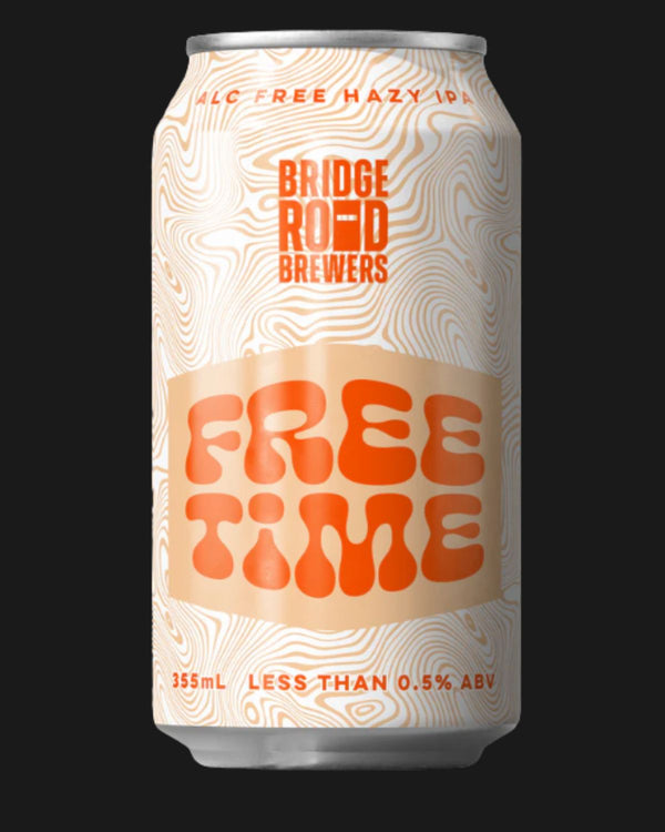 Bridge Road Brewers Non Alcoholic Free Time Alc-Free Hazy IPA - None Alcoholic 355mL