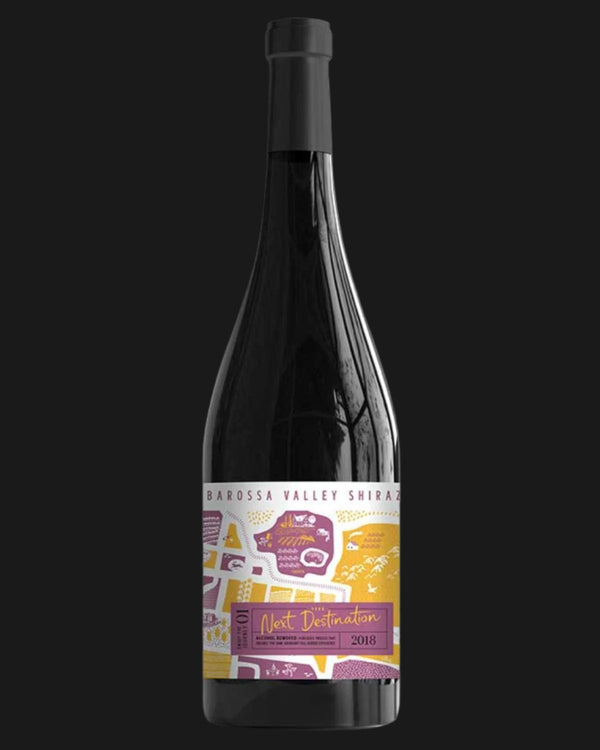 Next Destination Non Alcoholic Barossa Valley Shiraz -  Non Alcoholic 750mL