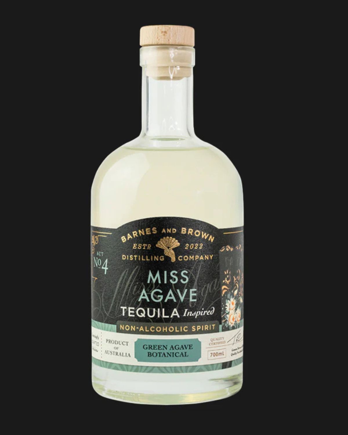 Barnes and Brown Miss Agave Tequila - 700mL