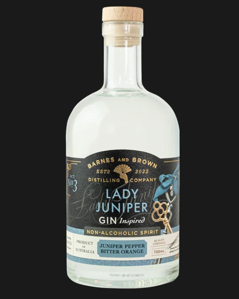 Barnes and Brown Non Alcoholic Lady Juniper Gin - Non Alcoholic 700mL