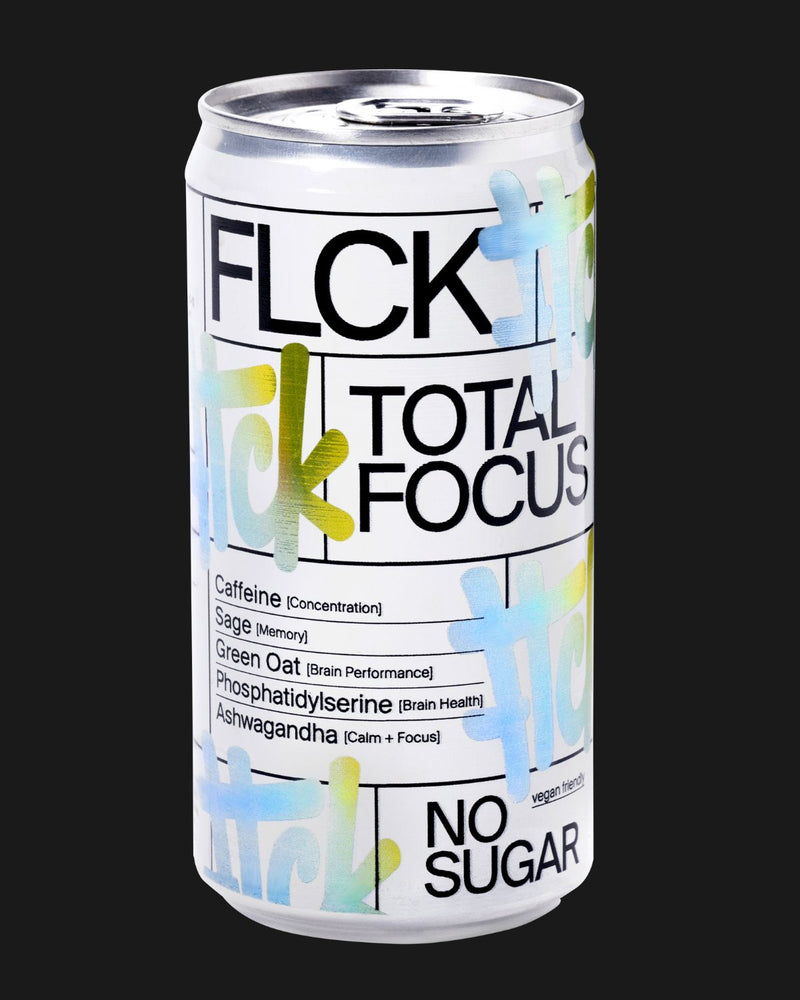 FLCK Non Alcoholic Total Focus Functional Drink -  No Sugar Non Alcoholic 250mL