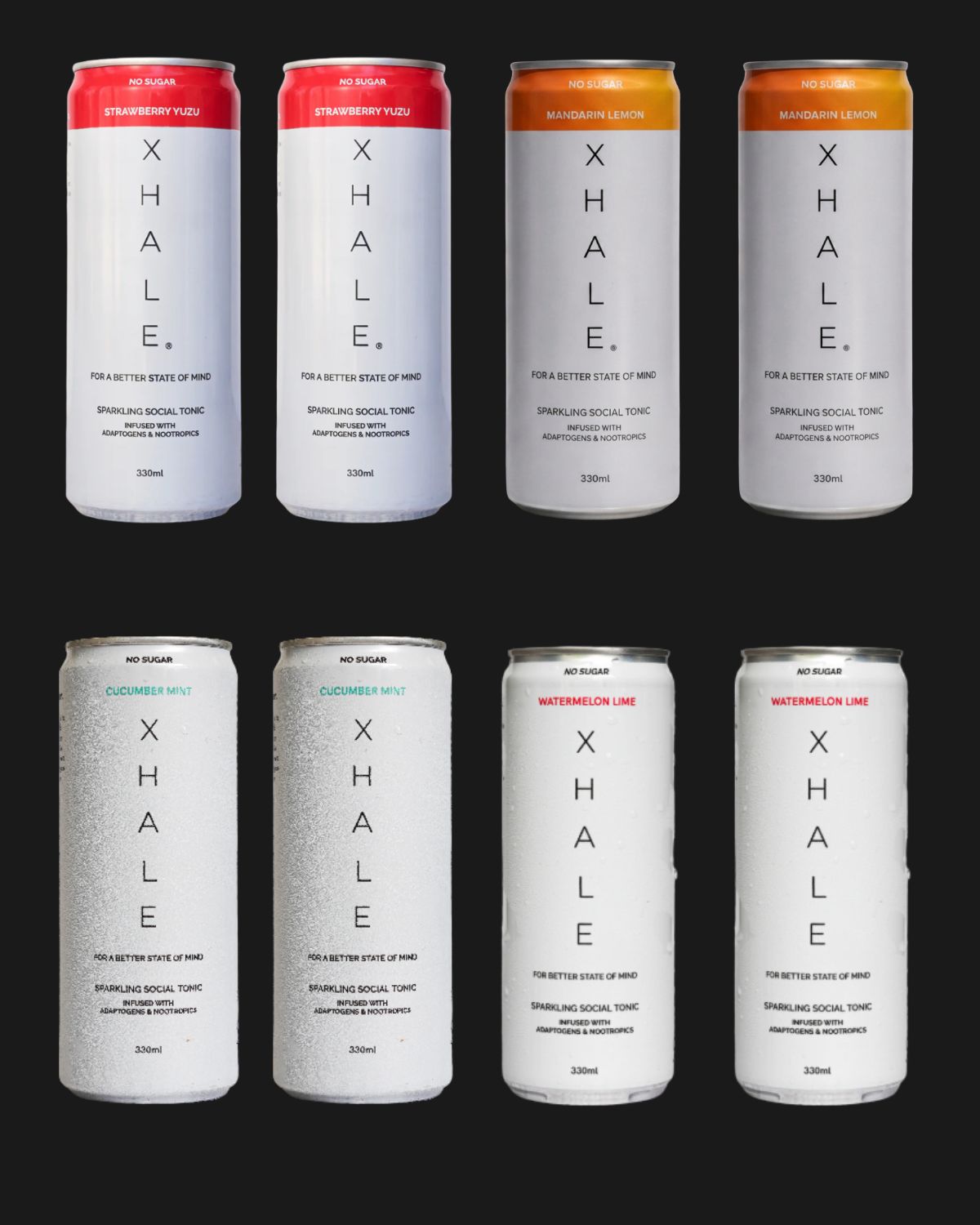 XHALE Mixed 8 Pack - 330mL