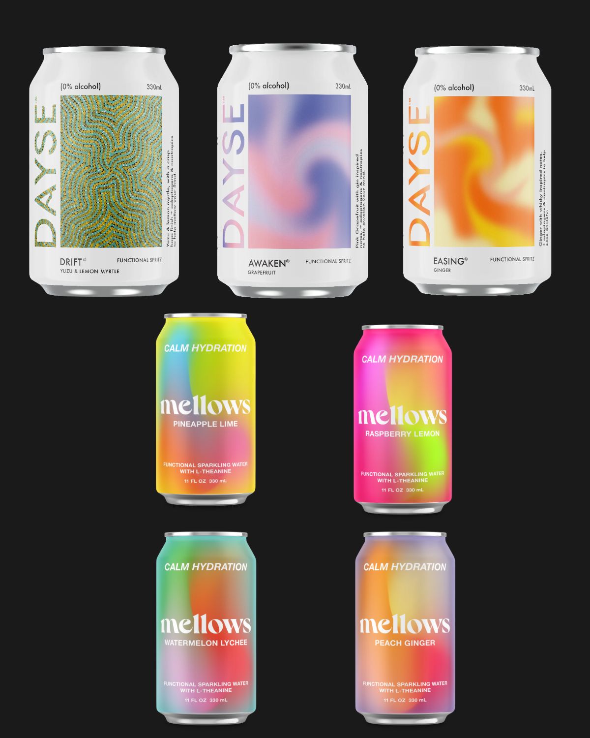 MELLOWS & DAYSE Mixed 7 Pack - 330 -375mL