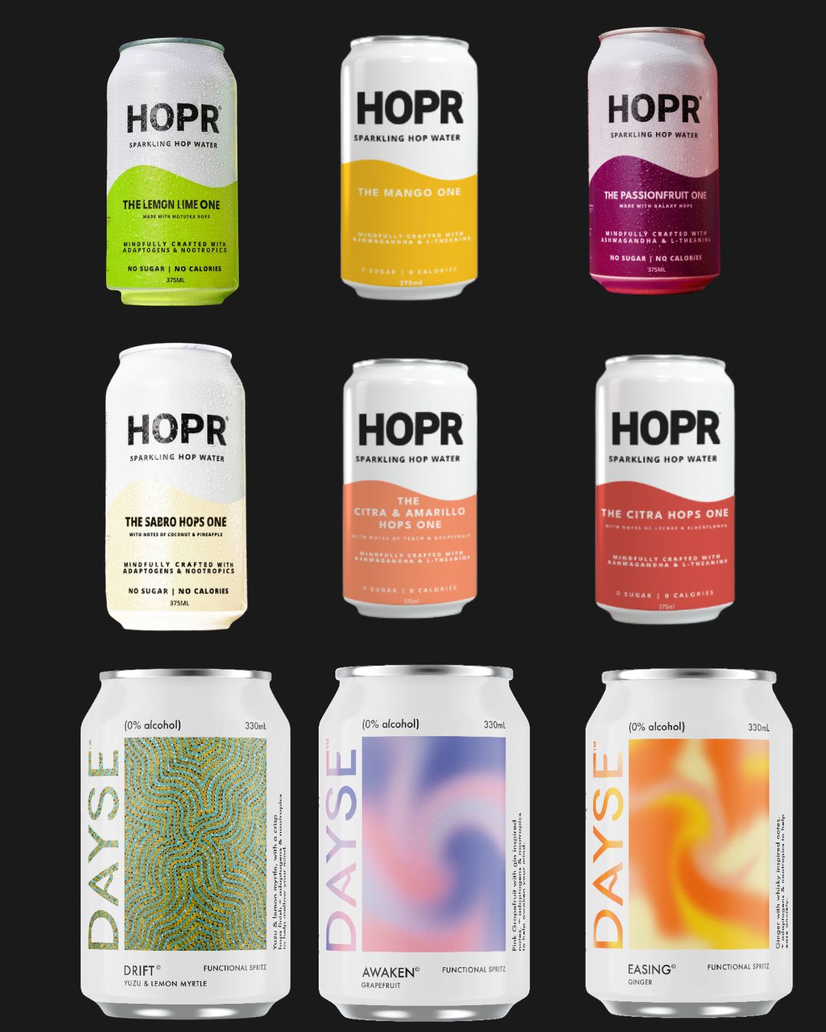 HOPR & DAYSE Mixed 9 Pack - 330 - 375mL